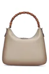 Gucci Medium Diana Leather Top Handle Bag In Neutral