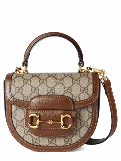 Gucci Elegant Mini Handbag With Iconic Horsebit Detail In Red