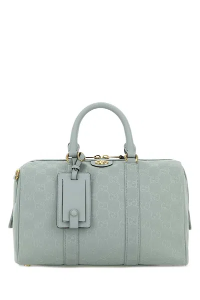 Gucci Handbag With Removable Address Holder And Shoulder In Blue