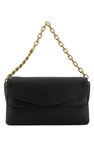 Gucci Handbag With Removable Shoulder Strap In Black