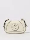 Gucci Handbag Woman White In Metallic