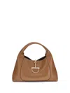 Gucci Softbit Maxi Shoulder Bag In Brown