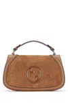 Gucci Medium Blondie Shoulder Bag With Chain Strap In Brown