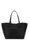 Gucci Black Leather Reversible Shopping Bag In Black