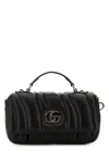 Gucci Milano Leather Handbag Top Handle In Black