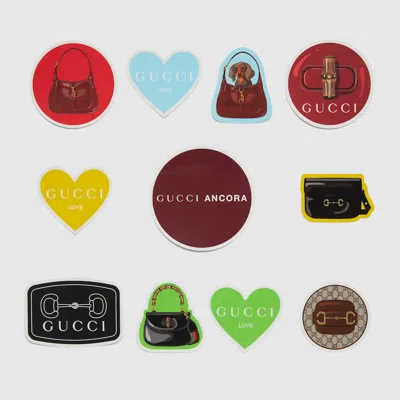Gucci Handbags Luggage Stickers In Multicolor