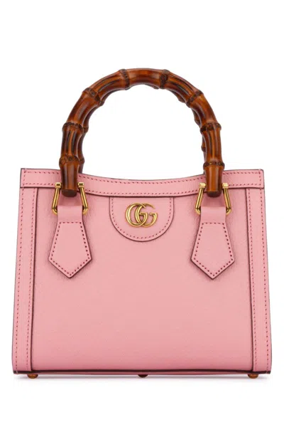 Gucci Bamboo Double Handles Shoulder Bag Structure In Multicolor