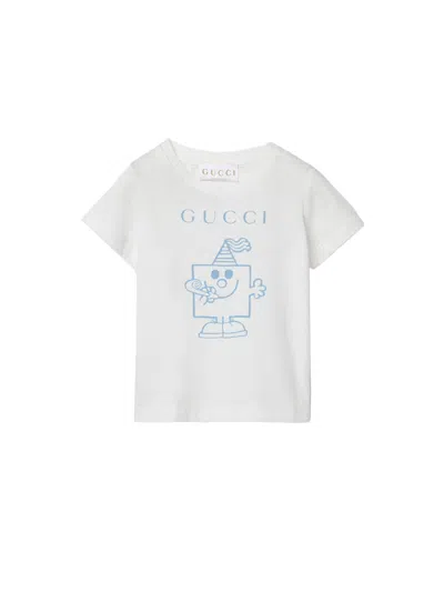 Gucci Happy Birthday Mini T-shirt In Multicolour