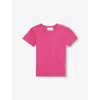 Gucci Happy Fucsia/mc Baby Gg Print Cotton-jersey T-shirt 12- In Pink
