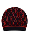 Gucci Mini Wool Beanie For Kids In Blue