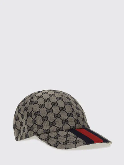 Gucci Hat Men Blue In Gray