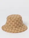 Gucci Gg Jacquard Wool Bob Hat In Brown
