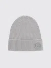 Gucci Gg Ribbed-knit Cashmere Beanie Hat In Gray