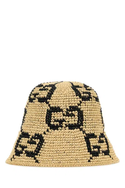 Gucci Gg-pattern Bucket Hat In Neutral
