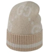 Gucci Embroidered Cashmere Blend Beanie Hat