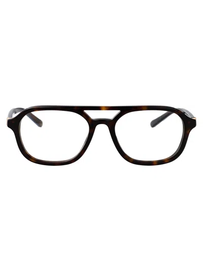 Gucci Havana Acetate Optical Glasses In Brown