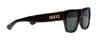Gucci Havana Acetate Sunglasses In Black