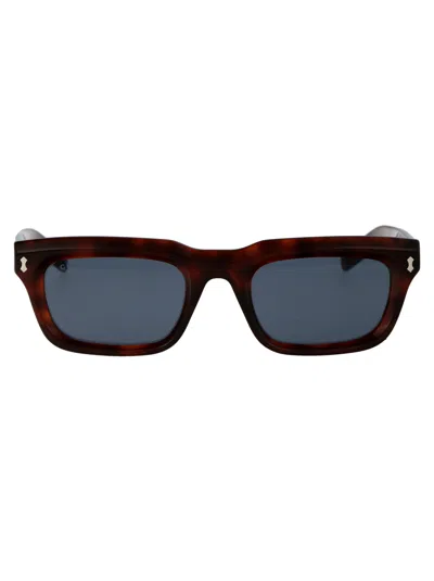 Gucci Squared Sunglasses Gg1524 S 002 In Animal Print