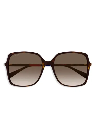 Gucci Havana-havana-brown Recycled Acetate Sunglasses