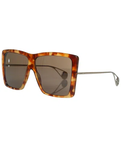 Pre-owned Gucci Havana Oversized Sunglasses (authentic Pre-loved)