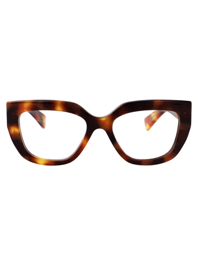Gucci Havana Recycled Acetate Optical Glasses In Havana-havana-transparent