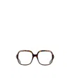 Gucci Havana Square-frame Glasses In Brown