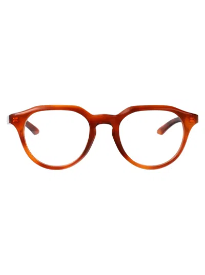Gucci Havana-havana-transparent Acetate Glasses In Brown