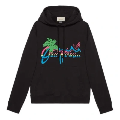 Gucci Hawaii Rainbow Print For Men Black