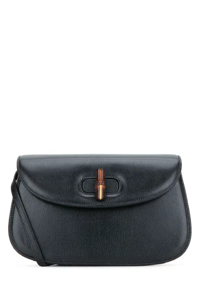 Gucci Small Twist-lock Cross Body Bag In Black