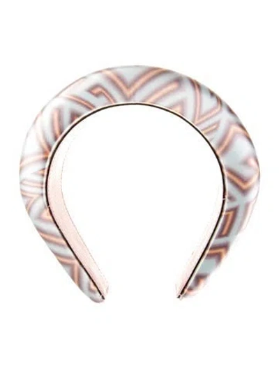 Pre-owned Gucci Headband In Blue