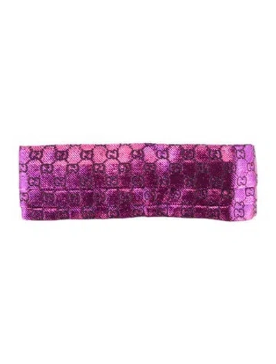 Pre-owned Gucci Headband In Pink
