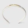 Gucci Headband With Chain In White