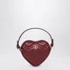 Gucci Heart-shaped Gg Marmont Mini Bag Rosso Ancora