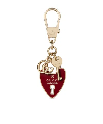 GUCCI HEART-SHAPED KEYCHAIN