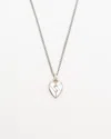 Gucci Heart Sterling Silver Necklace
