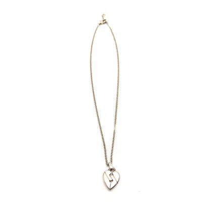 Pre-owned Gucci Heat Knot Silver 925 Pendant Women's Necklace ()