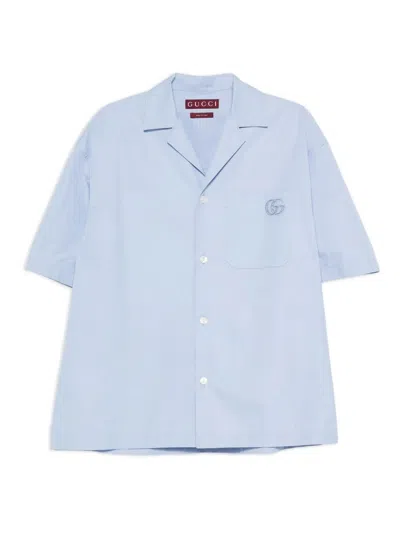 GUCCI HEAVY COTTON POPELINE SHIRT