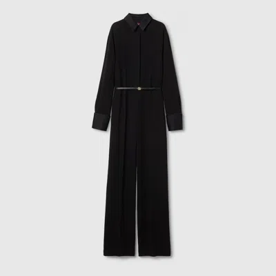 Gucci Heavy Viscose Sable Jumpsuit