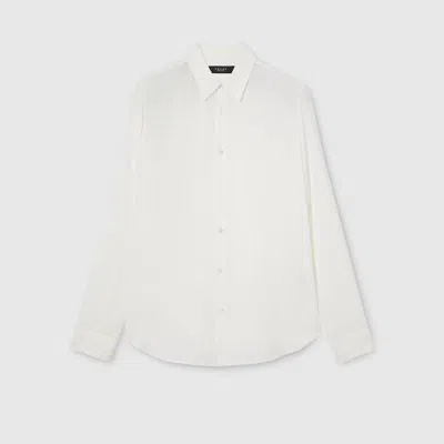 Gucci Silk Crpe De Chine Shirt In White
