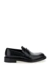 Gucci 'henry' Black Loafers In Smooth Leather Man In Multicolor