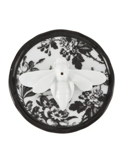 Pre-owned Gucci Herbarium Bee Incense Burner In Black