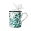 Gucci Herbarium Butterfly Mug In Undefined