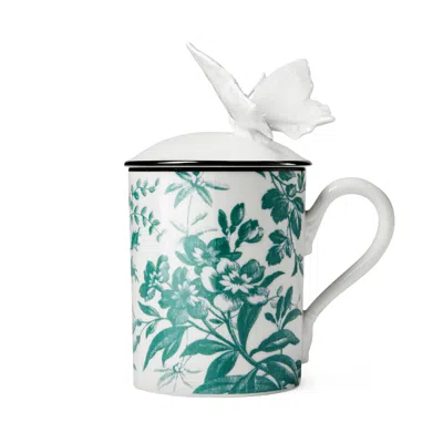 Gucci Herbarium Butterfly Mug In Undefined