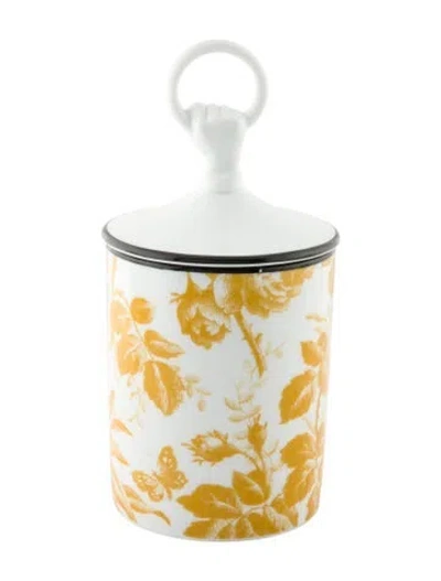 Pre-owned Gucci Herbarium Floral Scented Candle In Multi