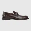 Gucci Men's Loafer With Horsebit In Brown