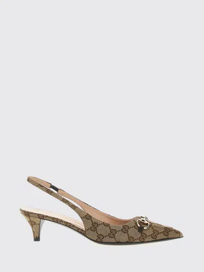Gucci High Heel Shoes Woman  In Brown