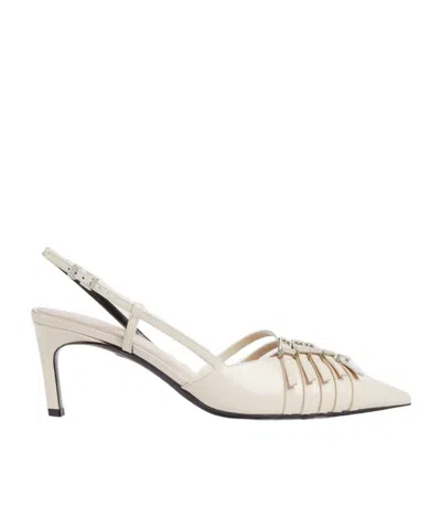 Gucci High-heeled Sandals In White