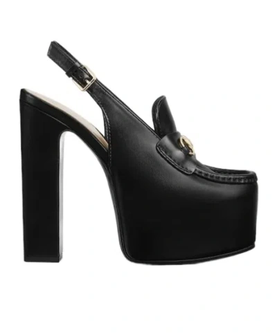 Gucci High-heeled Sandals With Thick Soles And Straps In Black