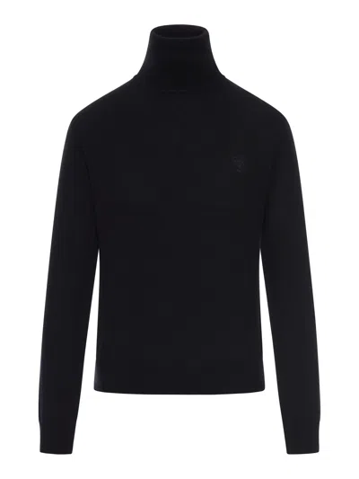 Gucci High Neck Pullover For Women In Blue
