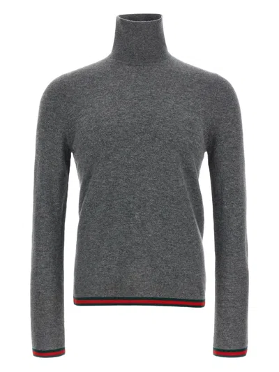 GUCCI HIGH-NECK RIBBON SWEATER
